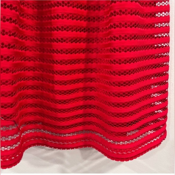 Lulus Brighter is Better Red Ribbed Sleeveless
Skater Dress MEDIUM - Picture 8 of 13